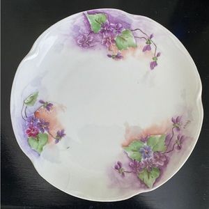 Antique J & C Bavaria Louise Handpainted Cabinet Plate Artist Signed 8-1…